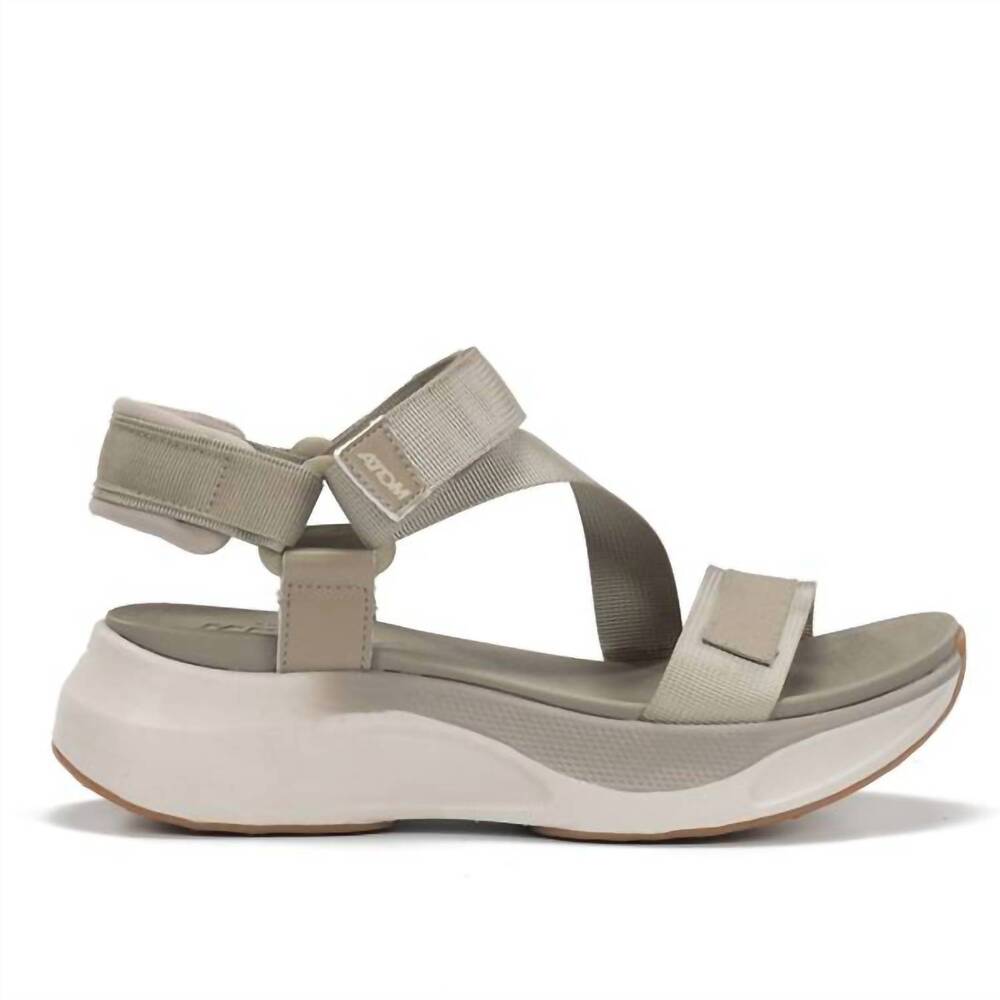 NEW ATOM women's fusion sandals in fresh sand